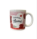 Taza con mensaje de feliz día mamá 