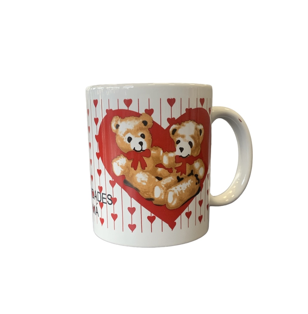 Taza con mensaje de feliz día mamá 