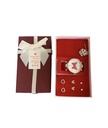 Set de reloj con cadena y aritos 