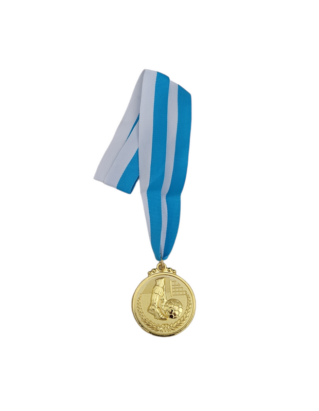 Medalla Pequeña Dorada de Futbol