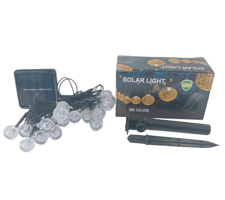 LUZ SOLAR DE CADENA FIG CONCHA