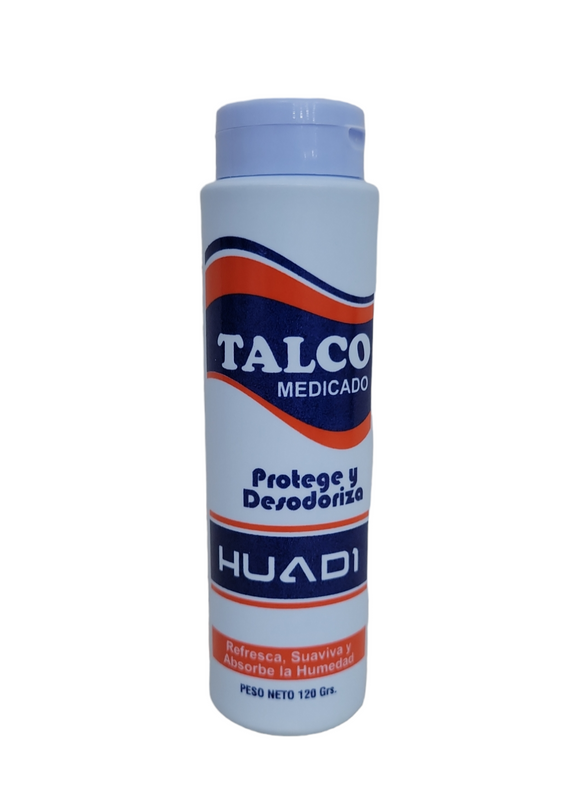 (E) Talco Medicado HUADI  80 Gr
