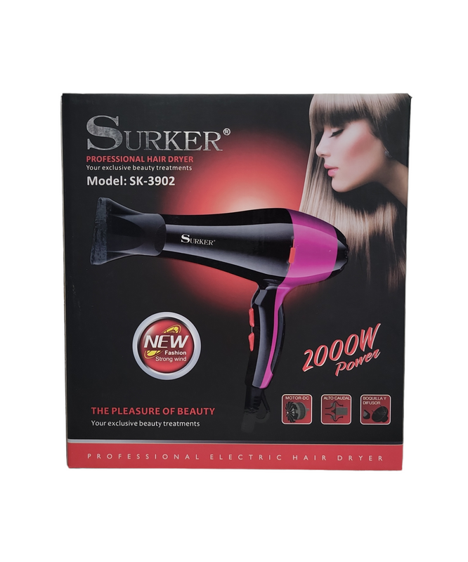 SECADORA DE PELO  DE 2000W