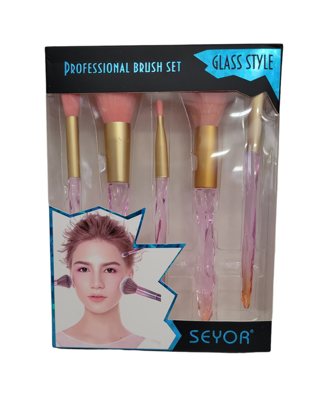 SET DE 5 BROCHAS DE MAQUILLAJE