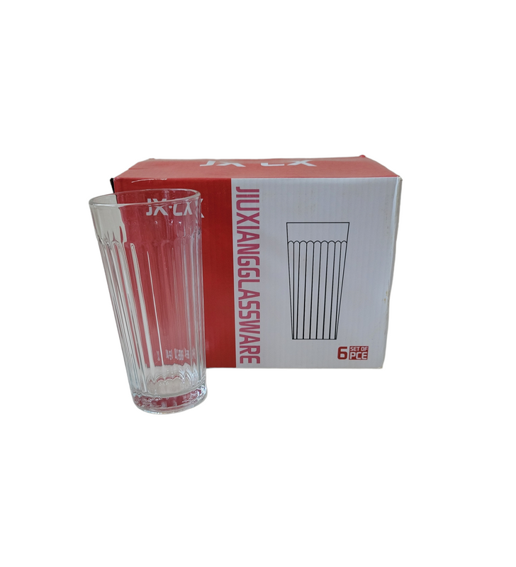 Vasos de vidrio 6 pcs