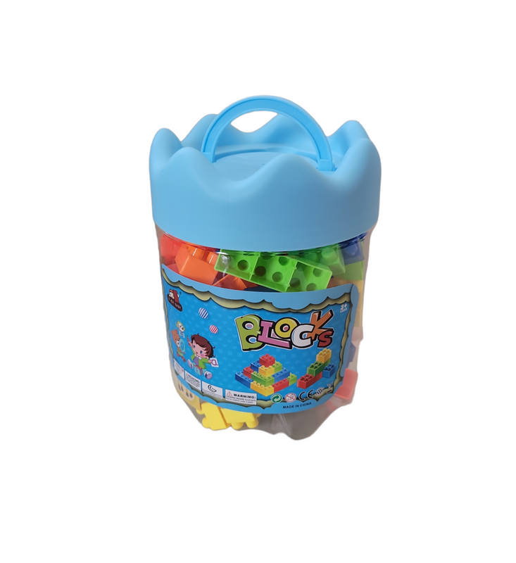 Juegos de legos en bote plastico