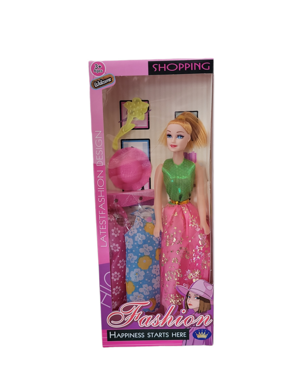 Muñeca con accesorios