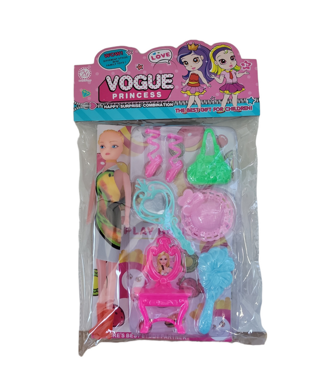 Muñeca con accesorios