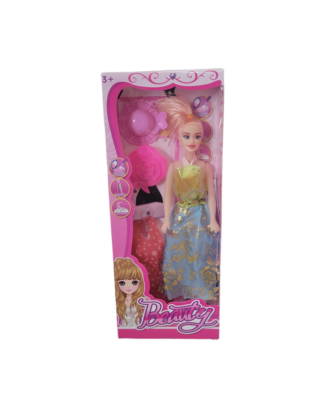 Muñeca con accesorios