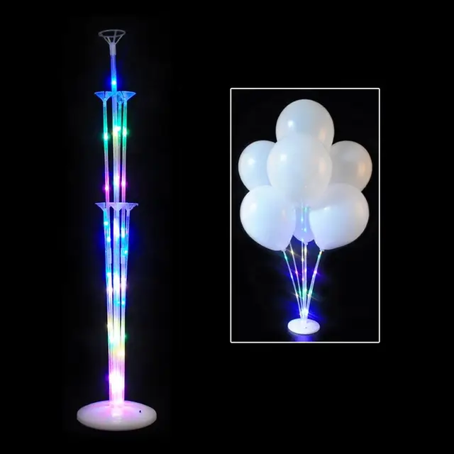 PORTA GLOBOS CON LUZ