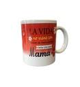 Taza con mensaje de feliz día mamá 