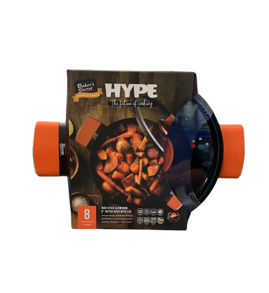 Olla de Aluminio Antihaderente Tamaño 8