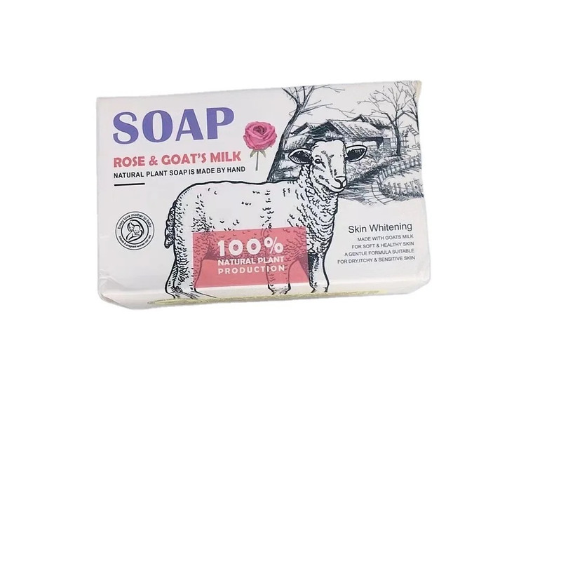 Jabon en barra con leche de cabra