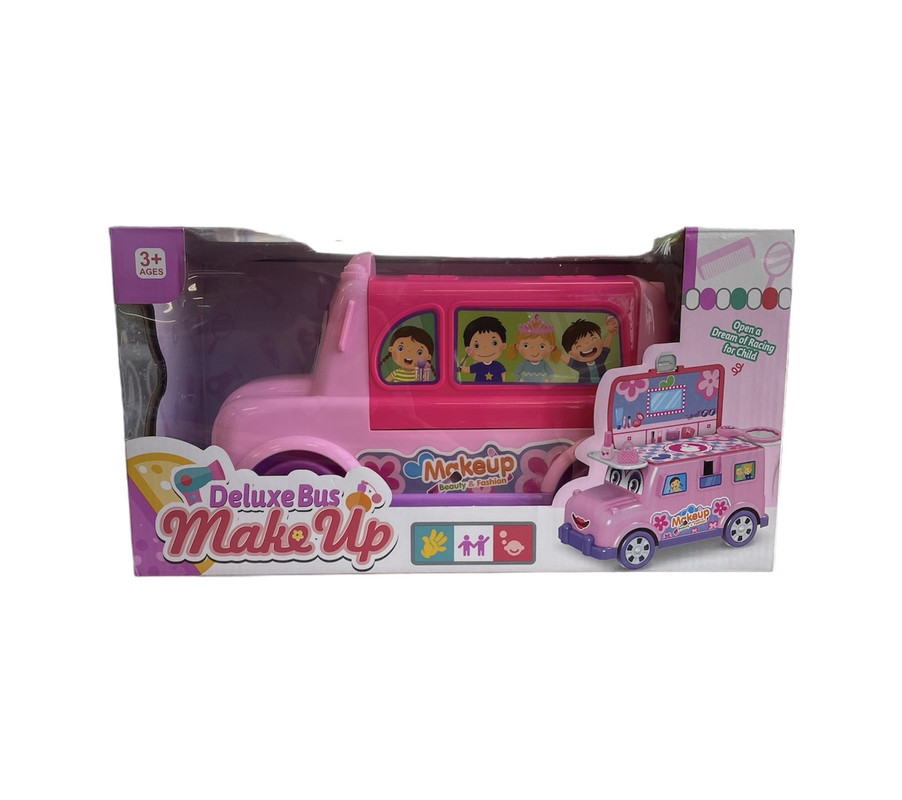 Bus con accesorios de maquillaje