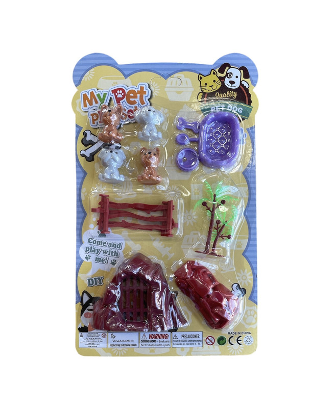 JUGUETE DE PERRITOS EN CARTON