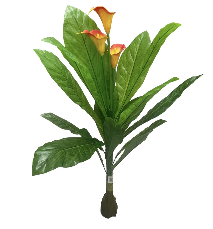 Planta artificial de hojas