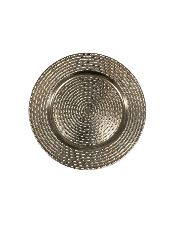 PLATO DECORATIVO DORADO