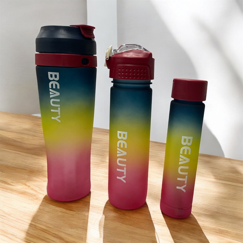 SET DE 3 TERMOS PLASTICOS