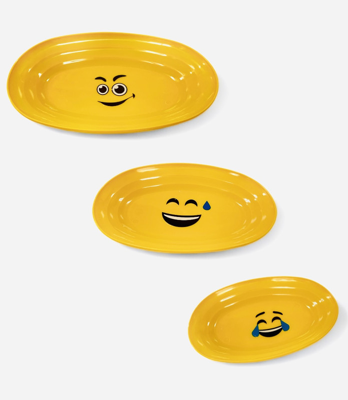 platos plasticos 3 pcs