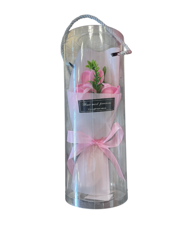 jabon en forma de flor