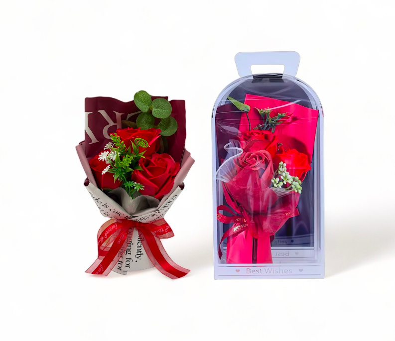 RAMO DE FLOR JABON EN ESTUCHE