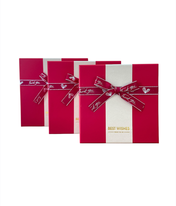 set de 3 cajas cuadradas