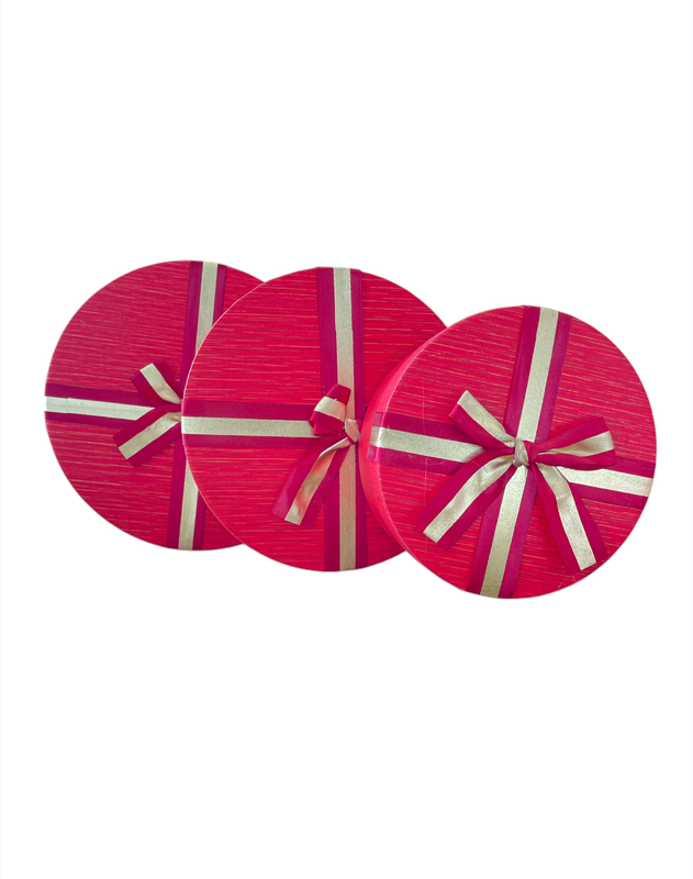 set de 3 cajitas redondas