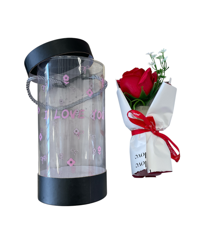 FLOR JABON EN ESTUCHE