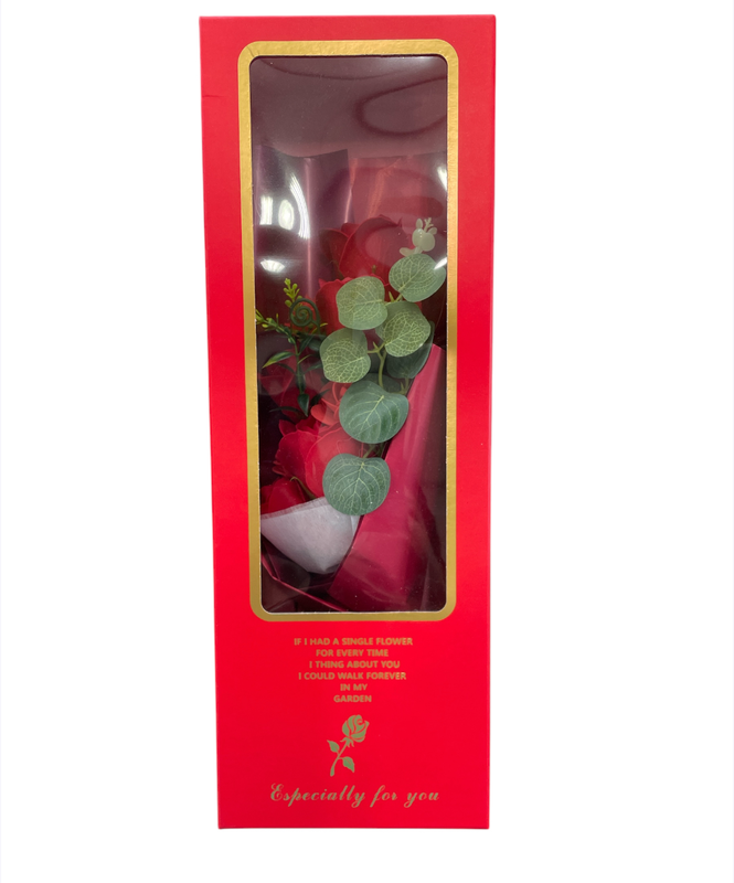 Ramo flor artificial en caja