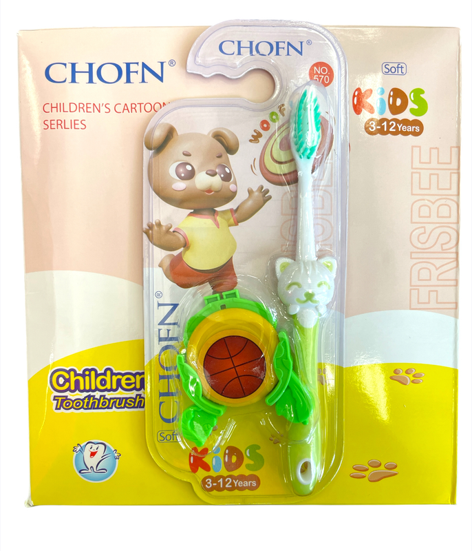 cepillo con juguete para niño