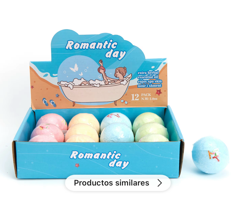 Bombas Espumeante para Ducha 12 pizs