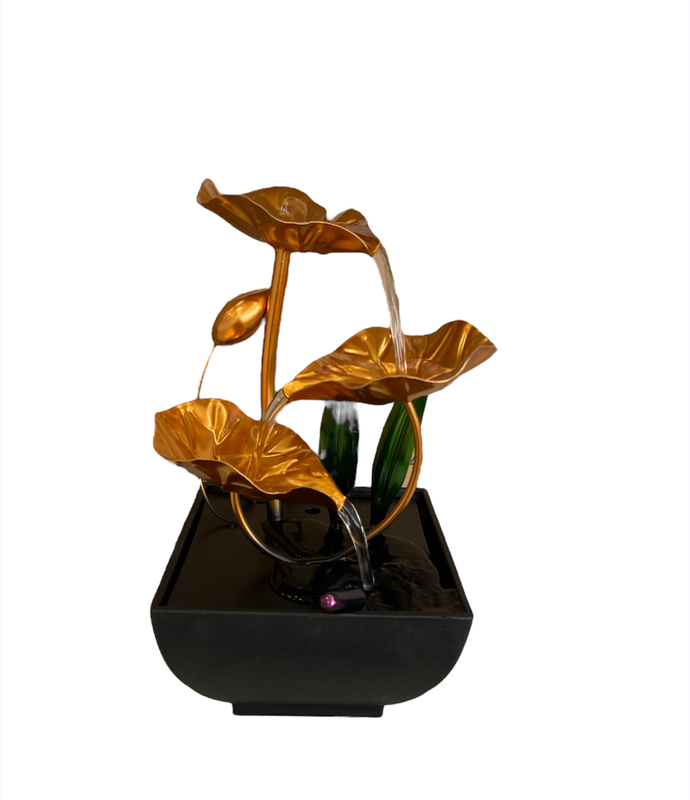 fuente electrica con luz