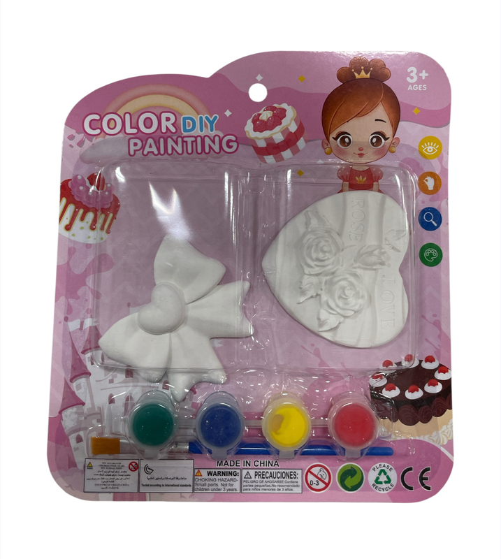 Kit creativo para pintar figuras de yeso