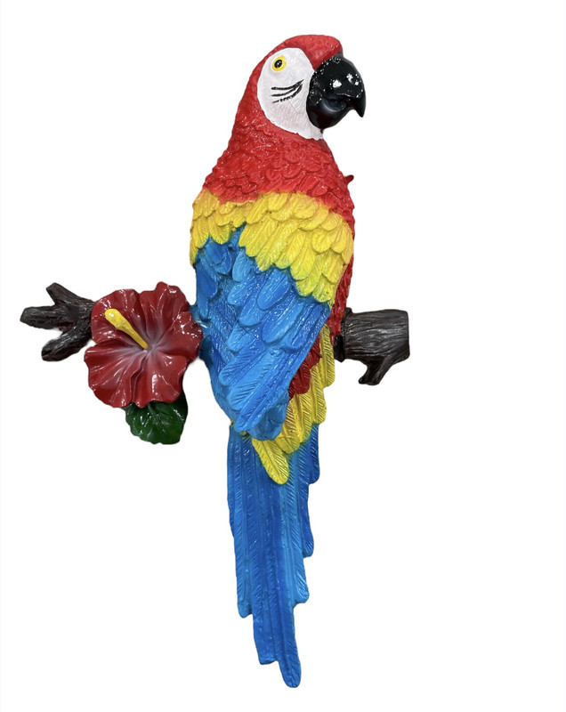 adorno figura guacamaya