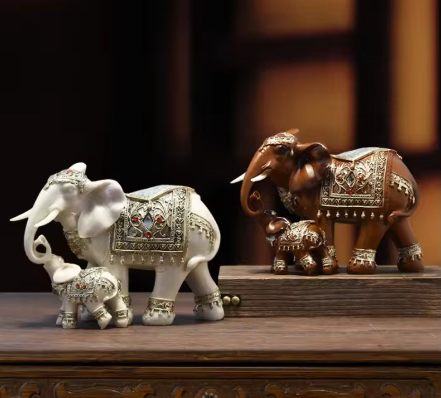 Adorno Decorativo Fig Elefantes