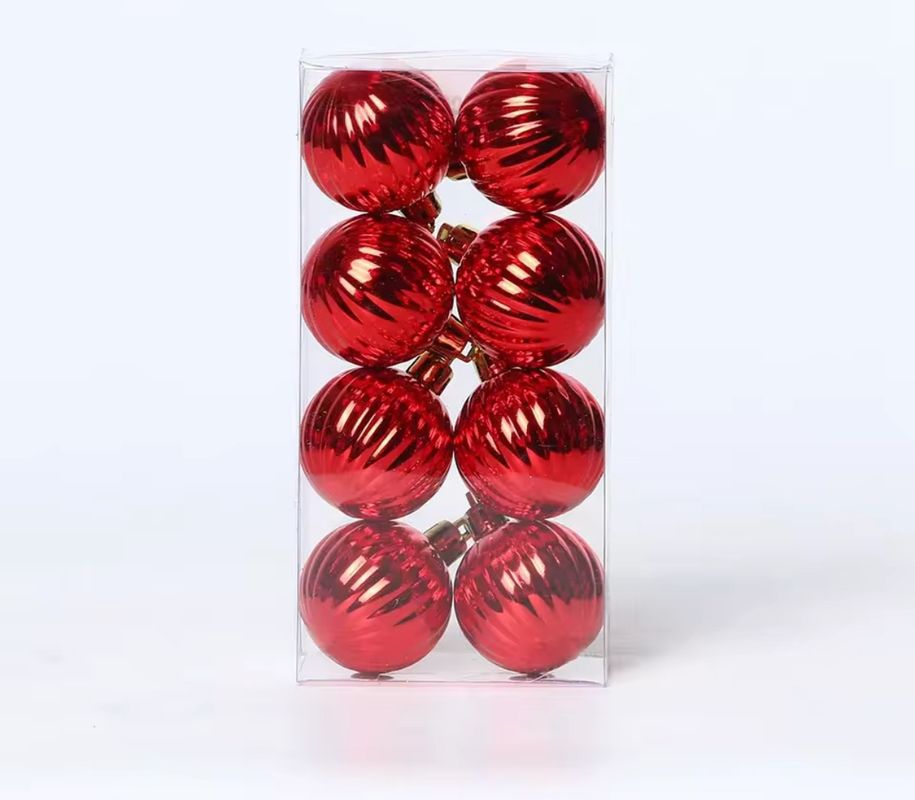 paq. de 6 esferas navideñas