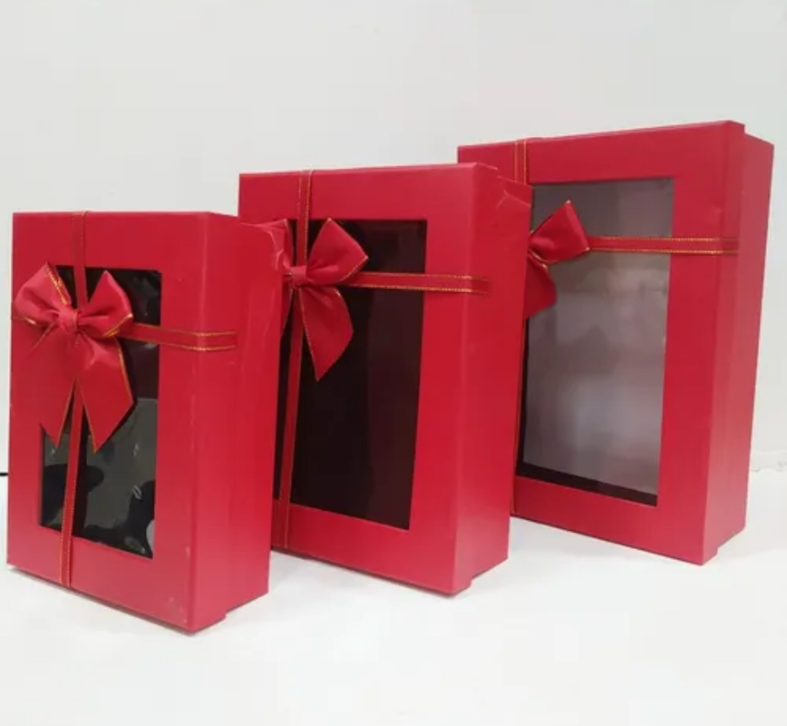Juego de 3 cajas de regalo