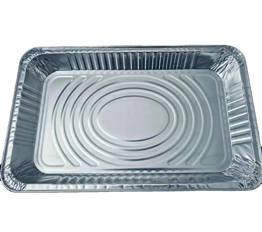 Bandeja grande de aluminio