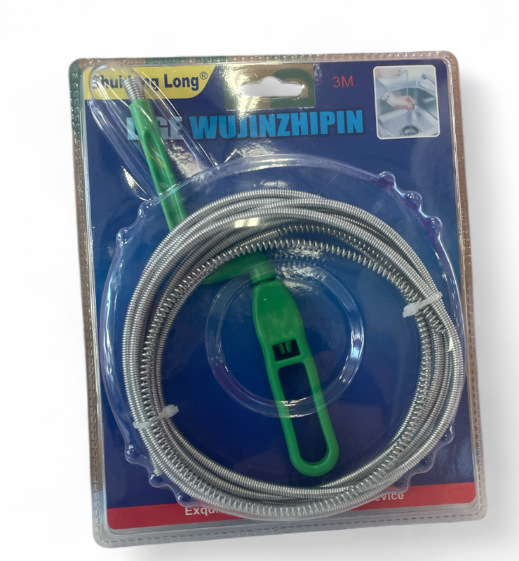 Limpiador de desagues manual