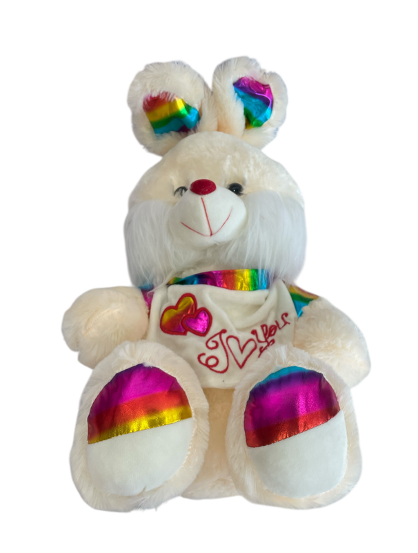 PELUCHE CONEJO MULTICOLOR