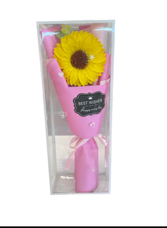 Flor de jabon en estuche