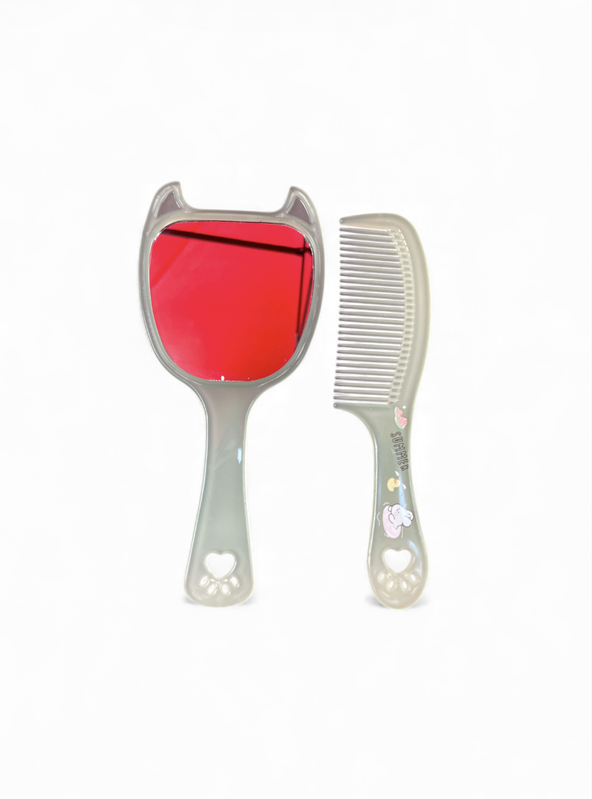 SET DE ESPEJO Y PEINE EN BOLSA