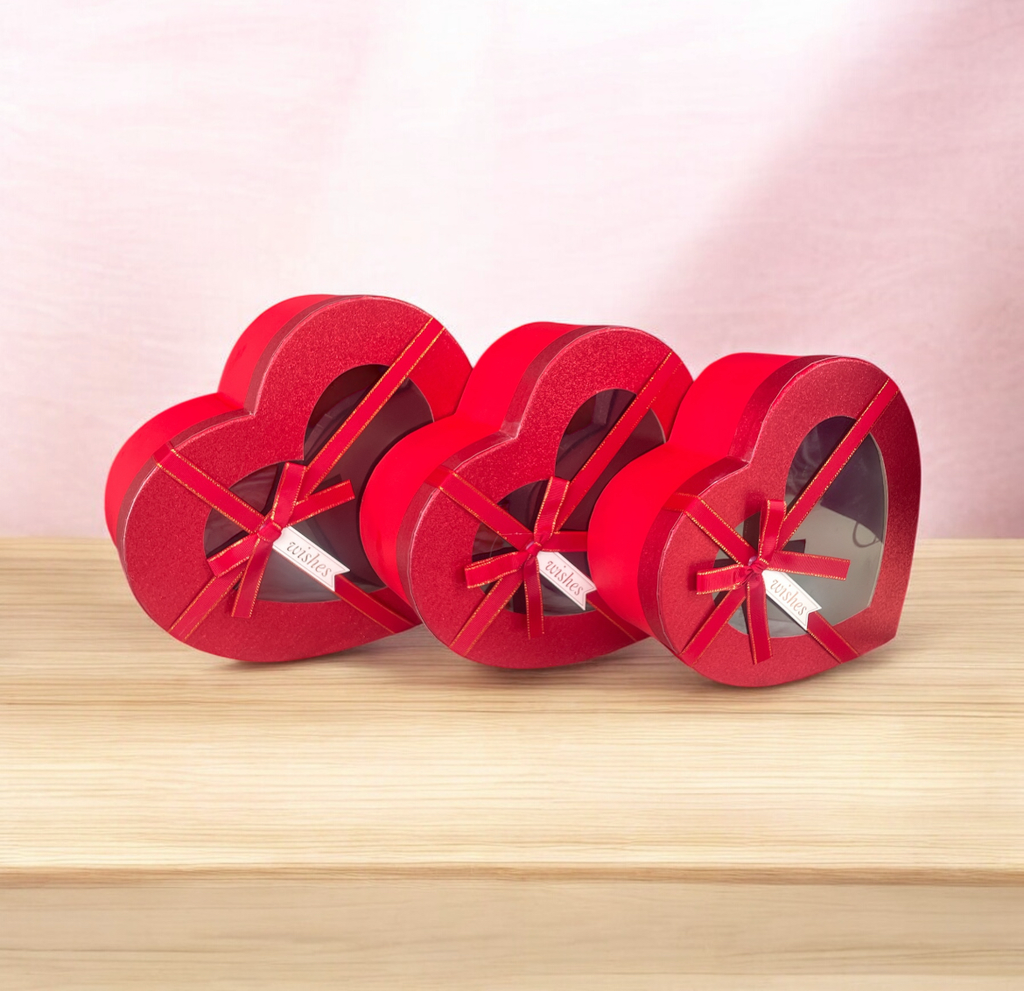 SET DE 3 CAJAS FIG DE CORAZON