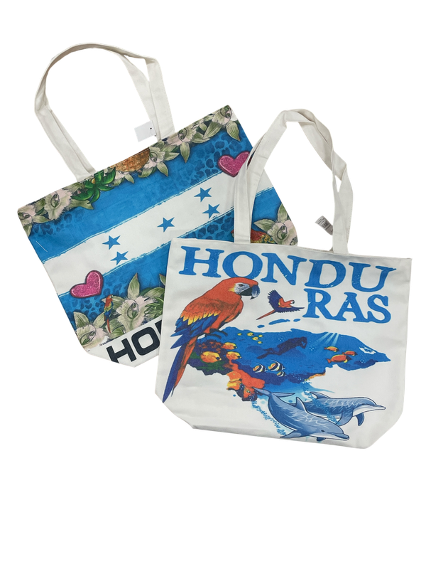 bolsa de lona figura de honduras
