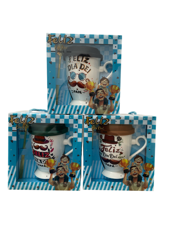 Taza  con cuchara para papá