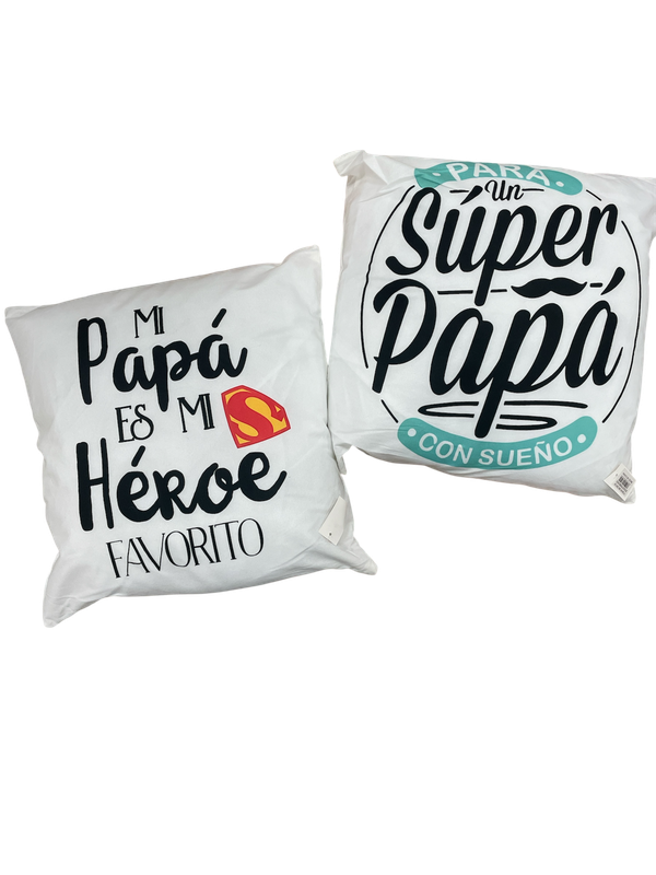 cojin con dedicatoria para papa