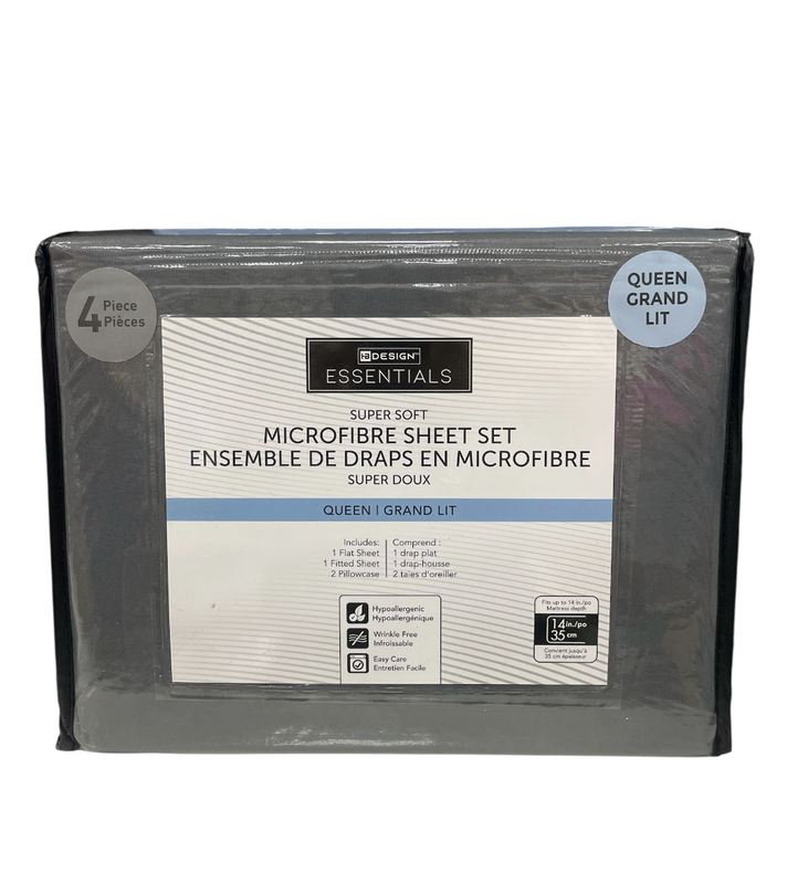 Set de sabanas queen 4 piezas