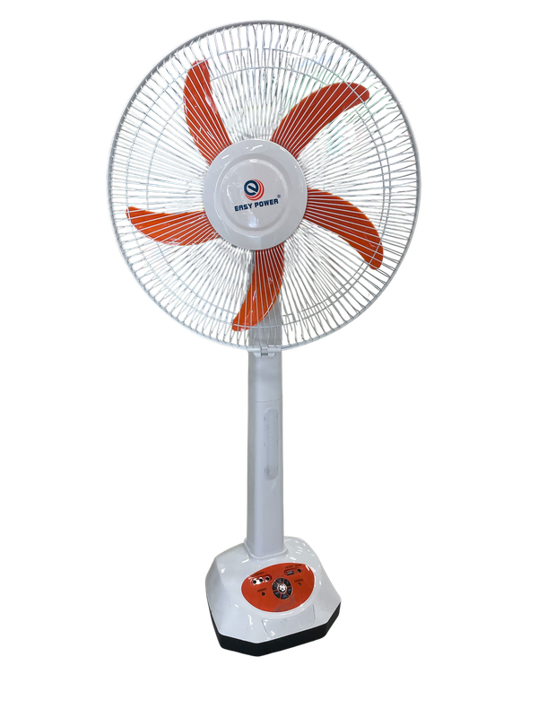 ventilador recargable con panel solar