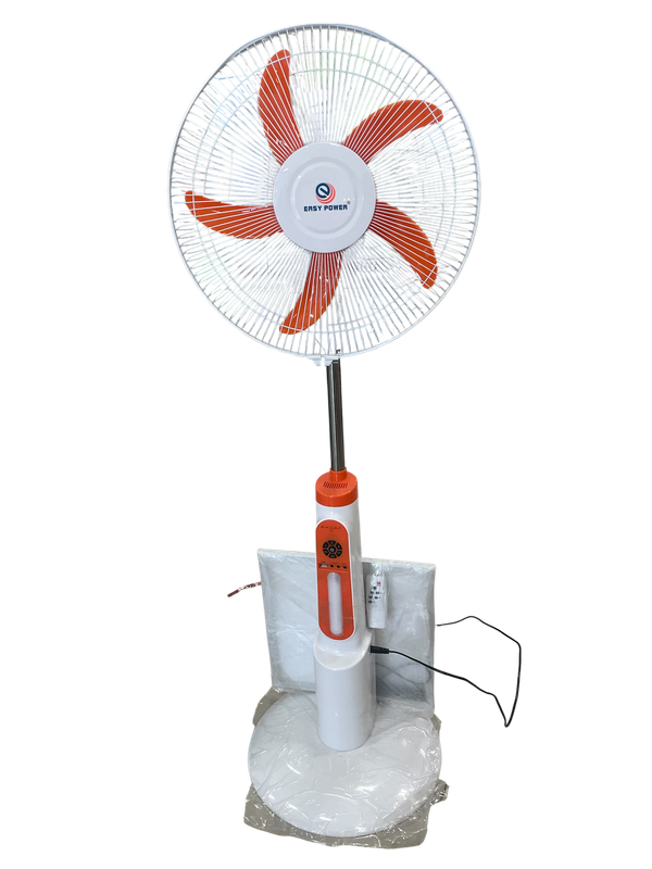 VENTILADOR RECARGABLE CON PANEL SOLAR