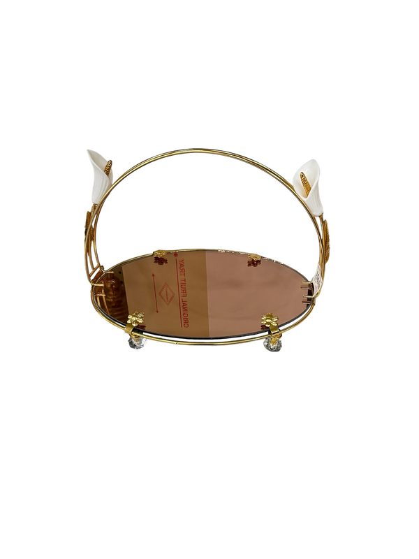 Bandeja decorativa multifuncional